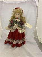 Porcelain Doll with Stand