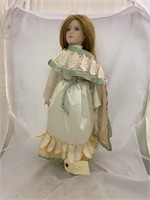 Porcelain Doll with Stand