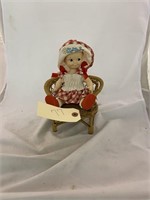 Rubber Baby Doll with Chair
