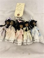5 Little Porcelain Dolls