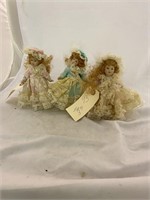 3 Southern Bell Dolls