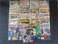 Marvel Excalibur comic books
