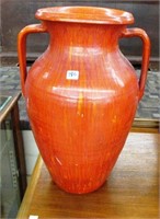 Orange Pottery Vase