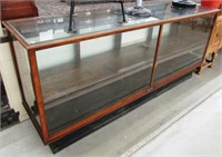 Large Oak Floor Style Display Case