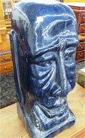 Large Redware Bust Of A Man