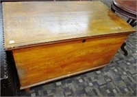 Small Yellow Grain Painted Blanket Chest (W/