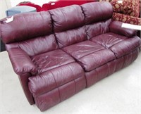 Brown Leather Hide A Bed Sofa