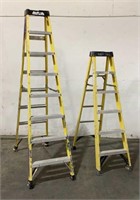 8' And 6' Fiberglass Ladders