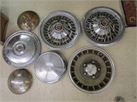 Some Old Hubcaps,Ford,Ect
