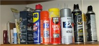 HOT SHOT, GREAT STUFF, PAINT, WD 40