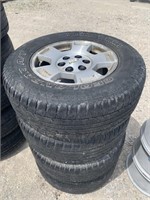 (4) Chevy 6-Lug Rims & Tires