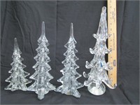 Glass Pine Trees