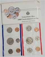 1988 United States Mint P & D Mint Set