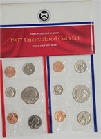 1987 United States Mint P & D Mint Set