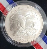 2011 US Army Unc Silver Dollar IN United States