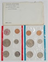 1971 United States Mint Uncirculated Set P & D