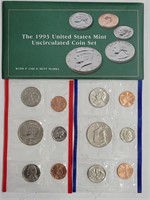 1993 United States Mint Uncirculated Set P & D