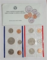 1989 United States Mint Uncirculated Set P & D