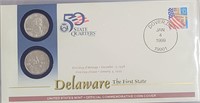 First Day Of Mintage Quarter FDC P & D MInts