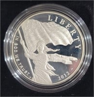2012 Proof Silver Dollar Star Spangled Banner