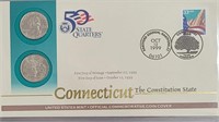 First Day Of Mintage Quarter FDC P & D MInts
