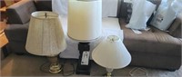 Lamp Shades, 3 Lamps