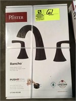 PFISTER RANCHO BATHROOM FAUCET, MATTE BLACK FINISH