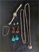925 earrings, necklaces and bracelets
