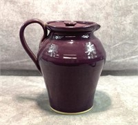 9" McNeil Pottery Pitcher with lid