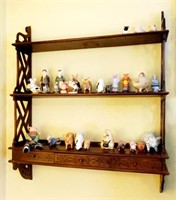 Decorative Wood Hanging Shelf