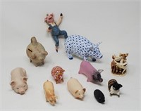 Collection of Pig Figurines