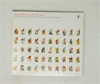 Birds and Flowers of the Fifty States Stamps