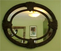 Ornate Bombay Oval Mirror