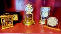 Collection of Clocks & Howard Miller Brass M