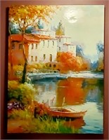 Painting on Stretched Canvas Frame