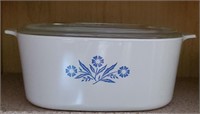 Corning Ware Cornflower Blue Casserole