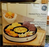 Two GE Heated Party Platters