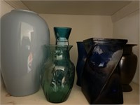 Blue Toned Vases