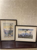 Framed Landscapes signed by Artist