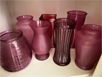 Pink Toned Flower Vases