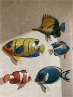Handpainted Fish Wall Plaques