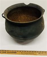 Antique Cast Iron Cauldron Kettle