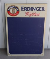 Vintage Erdinger Weissbrau Sign