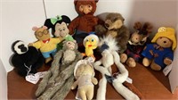 D2) Dolls: Smokey Bear, Minnie Mouse, Tweety,