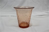 Small Pink Glass Vase