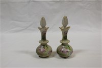 Small Matching Pair of Perfume Bottles