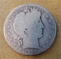 1900S Barber Silver Half Dollar