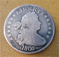 1805 Draped Bust Quarter