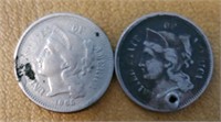 1865 & Other Nickel 3-Cent Pieces