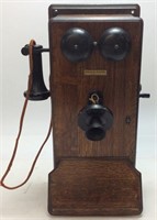 ANTIQUE WESTERN ELECTRIC HAND CRANK TELEPHONE